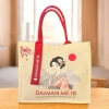 Túi canvas 30x35 đựng đồ trang điểm & cá nhân - Giá 45.000 VNĐ, thiết kế gọn, bền 5