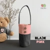 Túi Canvas Đựng Bình Giữ Nhiệt DT x BlackPink - Hồng Đen, Size 450-750ml, Giá 37k 3