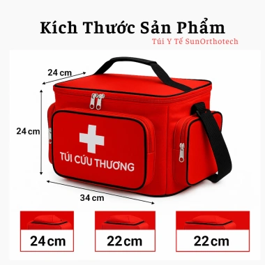 Túi Cấp Cứu SunOrthotech Chuyên Dụng Quai Xách Đựng Thuốc Gọn Nhẹ Dễ Mang Giá Ưu Đãi 220.000₫ 2