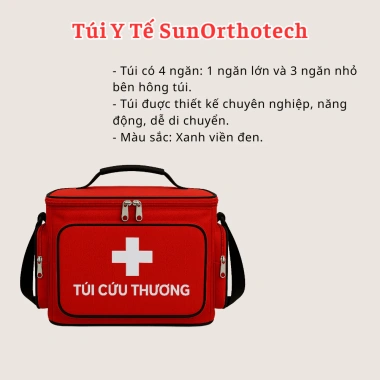 Túi Cấp Cứu SunOrthotech Chuyên Dụng Quai Xách Đựng Thuốc Gọn Nhẹ Dễ Mang Giá Ưu Đãi 220.000₫ 4