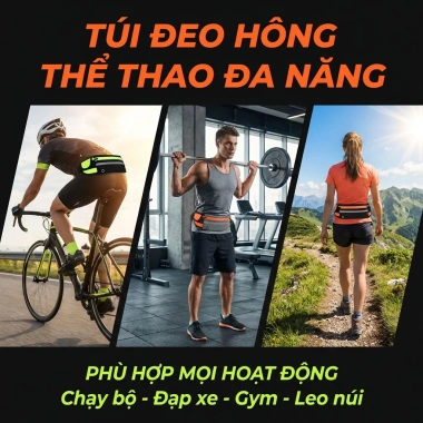 Túi chạy bộ đa năng chống thấm, đai đeo bụng thể thao đựng điện thoại an toàn, tiện lợi - 25.000₫ 2 Túi chạy bộ đa năng chống thấm, đai đeo bụng thể thao đựng điện thoại an toàn, tiện lợi - 25.000₫ 2