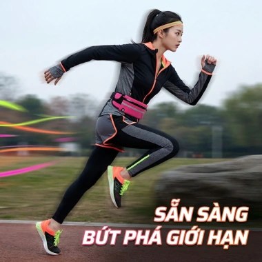 Túi chạy bộ đa năng chống thấm, đai đeo bụng thể thao đựng điện thoại an toàn, tiện lợi - 25.000₫
