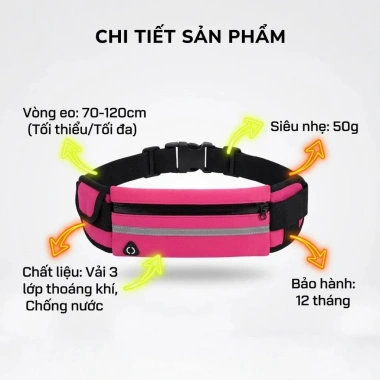 Túi chạy bộ đa năng chống thấm, đai đeo bụng thể thao đựng điện thoại an toàn, tiện lợi - 25.000₫ 8 Túi chạy bộ đa năng chống thấm, đai đeo bụng thể thao đựng điện thoại an toàn, tiện lợi - 25.000₫ 8