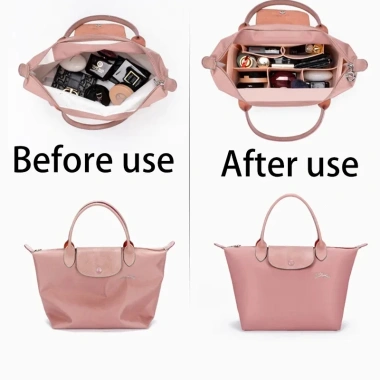 Túi chèn mỹ phẩm đa năng vải nỉ cho túi xách Longchamp, phụ nữ - Giá chỉ 97.956₫ 5