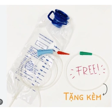 Túi cho ăn Y tế Loại 1 1.200ml - Truyền thải độc đại tràng, giá ưu đãi 25.000đ