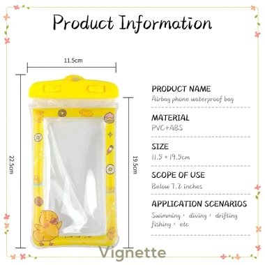 Túi Chống Nước Vignette Bảo Vệ Điện Thoại Trôi Bơi, Màn Hình Cảm Ứng - 17.200 VND 9