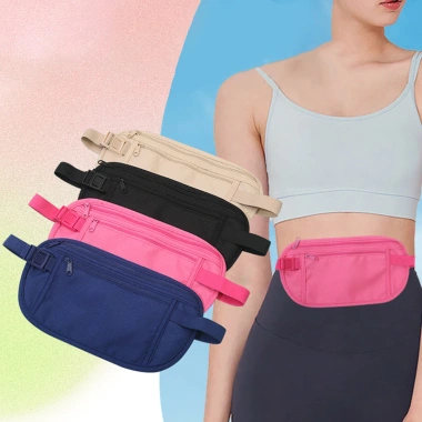 Túi Chống Trộm Unisex Đóng Túi Thắt Lưng Du Lịch Nước Ngoài – Mỏng Vô Hình, Ví Hộ Chiếu