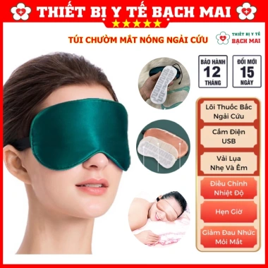 Túi Chườm Mắt Ngải Cứu - Điều Chỉnh Nhiệt Độ, Hẹn Giờ Tự Động, Giảm Giá Đến 149k