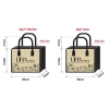 Túi cói canvas gọn nhẹ du lịch, túi vuông thời trang đựng đồ dùng, quần áo nhỏ – Giá 99.000₫ 3