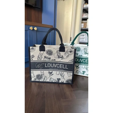 Túi cói canvas gọn nhẹ du lịch, túi vuông thời trang đựng đồ dùng, quần áo nhỏ – Giá 99.000₫ 8