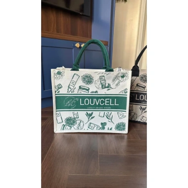Túi cói canvas gọn nhẹ du lịch, túi vuông thời trang đựng đồ dùng, quần áo nhỏ – Giá 99.000₫ 9