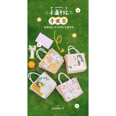 Túi cói mini thời trang đa năng, chỉ 21.900₫ - Đựng đồ đi làm, đi chơi, du lịch 3