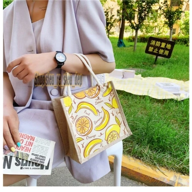 Túi cói mini thời trang đa năng, chỉ 21.900₫ - Đựng đồ đi làm, đi chơi, du lịch 6
