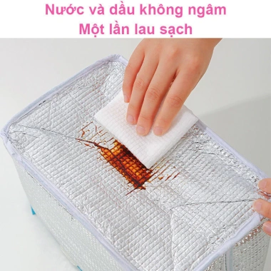 Túi Cơm Trưa Cách Nhiệt Chống Thấm Dễ Mang, Thích Hợp Văn Phòng và Picnic 6 Túi Cơm Trưa Cách Nhiệt Chống Thấm Dễ Mang, Thích Hợp Văn Phòng và Picnic 6