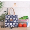 Túi cơm văn phòng giữ nhiệt size lớn, họa tiết Nhật Bản, vải canvas cao cấp BENTO BAGS TV03 2