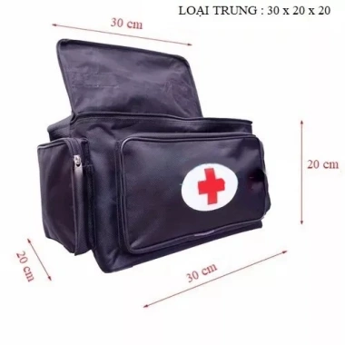 Túi Cứu Thương Đen - Túi Y Tế Siêu Nhẹ, Giá Ưu Đãi 85.000 VNĐ, Dễ Mang Theo