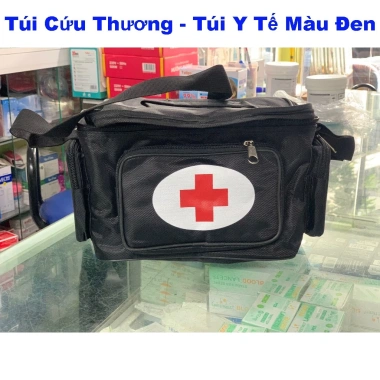 Túi Cứu Thương Đen - Túi Y Tế Siêu Nhẹ, Giá Ưu Đãi 85.000 VNĐ, Dễ Mang Theo