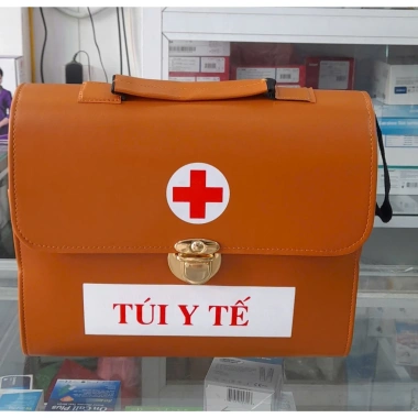Túi Cứu Thương Hình Chữ Thập Da Vàng 30x24x10cm Dây Đeo Tay Xách - 175.000₫
