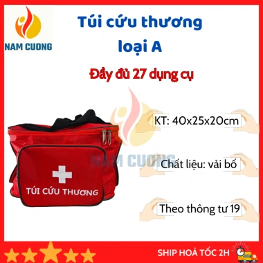 Túi Cứu Thương Loại A - Túi sơ cấp cứu đầy đủ dụng cụ, giá ưu đãi 690.000đ
