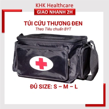 Túi cứu thương màu đen chuẩn Bộ Y Tế đa size S M L - Giá chỉ 88.000đ 2
