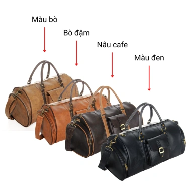 Túi da du lịch Zenka cao cấp chống nước, rộng rãi, giá ưu đãi 450.000₫
