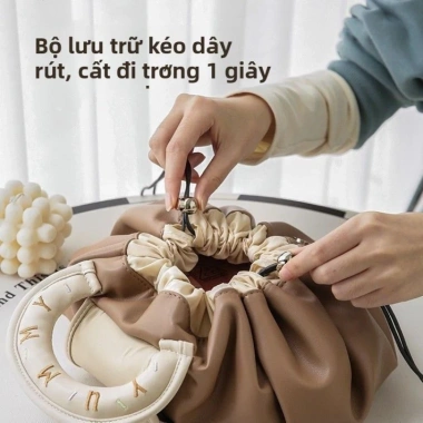 Túi Dây Rút Đựng Mỹ Phẩm Đa Năng Size Lớn 35x40x28cm - Giá Ưu Đãi 24.900₫