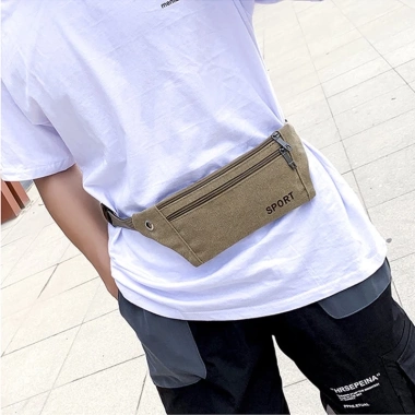 Túi đeo bụng thể thao nam nữ vải canvas 32cm tiện dụng siêu nhẹ giá 35.000₫ 8 Túi đeo bụng thể thao nam nữ vải canvas 32cm tiện dụng siêu nhẹ giá 35.000₫ 8