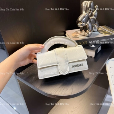 Túi đeo chéo cầm tay jac nhung, jac loang size 18, vừa điện thoại, giá 89.000 VND