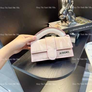 Túi đeo chéo cầm tay jac nhung, jac loang size 18, vừa điện thoại, giá 89.000 VND