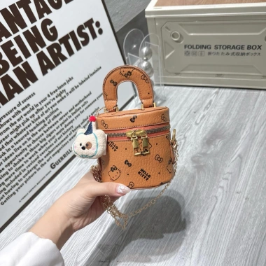 Túi đeo chéo da Hello Kitty cỡ 12, không vừa điện thoại, tặng gấu đội mũ - 75.000₫ 8