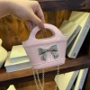 Túi đeo chéo mini 12cm mác nơ, dây xích mácbajc, 7 màu trend – Giá 69.000đ 7