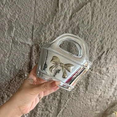 Túi đeo chéo mini 12cm mác nơ, dây xích mácbajc, 7 màu trend – Giá 69.000đ