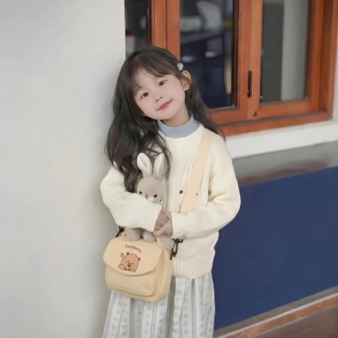 Túi đeo chéo mini canvas hoạ tiết hot cho bé trai, bé gái - Ngộ nghĩnh, xinh xắn, giá 129.000đ