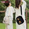 Túi đeo chéo mini cho bé trai, bé gái họa tiết Capybara Labubu - vải canvas mềm đẹp, giá chỉ 69.000₫