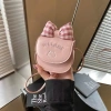 Túi đeo chéo mini HELAHE MN05 da PU mềm, chấm bi tim + Nơ xinh, giảm giá 40.999₫ 6