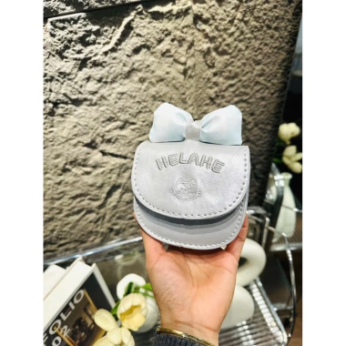 Túi đeo chéo mini HELAHE MN05 da PU mềm, chấm bi tim + Nơ xinh, giảm giá 40.999₫ 9