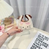 Túi đeo chéo mini lồng xù thêu mặt Kitty và kẹp tóc, size 14/19cm, giảm còn 59k 5