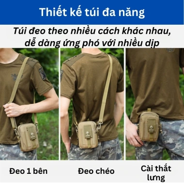 Túi Đeo Chéo Mini Nhiều Ngăn Đựng Điện Thoại, Hông, Lưng - Giá chỉ 99k 6 Túi Đeo Chéo Mini Nhiều Ngăn Đựng Điện Thoại, Hông, Lưng - Giá chỉ 99k 6