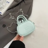 Túi đeo chéo mini nữ da mềm dáng hộp nhỏ xinh, dây xích thời trang cho bé và bé gái - Giá 55.000đ 5
