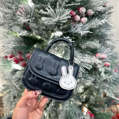 Túi Đeo Chéo Mini & Quai Đứng In Hình Thỏ, Tang Mặt Thỏ Treo Cute Dành Cho Mẹ & Bé - 78,999 VND 4