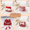Túi Đeo Chéo Mini Vải Dạ Tweed Quai Đeo Sang Chảnh Cho Bé Gái Kuromi Elsa - Giá 143.000đ 3