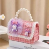 Túi Đeo Chéo Mini Vải Dạ Tweed Quai Đeo Sang Chảnh Cho Bé Gái Kuromi Elsa - Giá 143.000đ 6