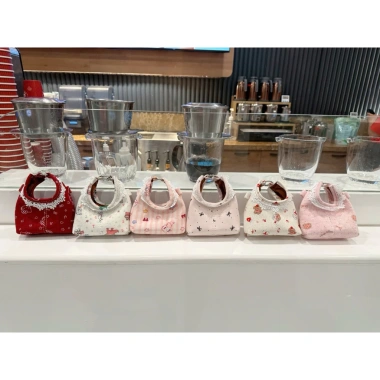 Túi đeo chéo mini vải Hoạ Tiết Ngỗ Nghĩnh 6 màu cute - Giá 55.000đ, hot trend 2