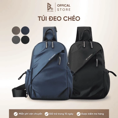 Túi Đeo Chéo Nam Canvas Chống Nước Thời Trang Hàn Quốc Đeo Trước Ngực Chống Trộm Giá 189.000₫