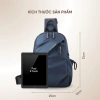 Túi Đeo Chéo Nam Canvas Chống Nước Thời Trang Hàn Quốc Đeo Trước Ngực Chống Trộm Giá 189.000₫ 2