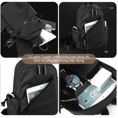 Túi Đeo Chéo Nam Canvas Chống Nước Thời Trang Hàn Quốc Đeo Trước Ngực Chống Trộm Giá 189.000₫