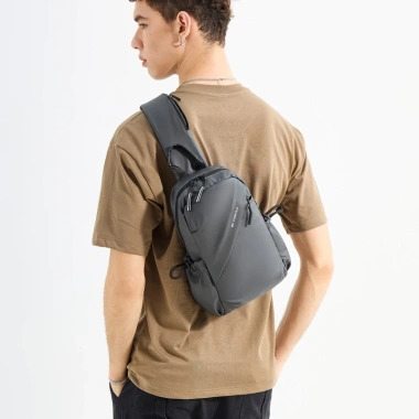 Túi Đeo Chéo Nam Canvas Chống Nước Thời Trang Hàn Quốc Đeo Trước Ngực Chống Trộm Giá 189.000₫