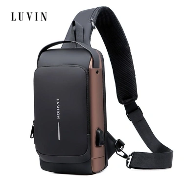Túi Đeo Chéo Nam LUVIN đa năng, chống trộm, sạc USB, có mật khẩu - Giá chỉ 85.000₫