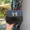 Túi đeo chéo nữ thời trang Báo Store da nhung 20cm đính nơ cực dễ thương TX65 - 46.000 10