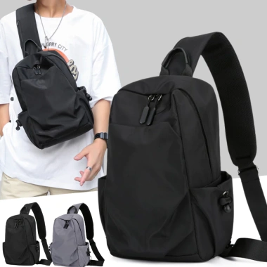 Túi đeo chéo to vải chống nước BAVY FASHION TĐC05AB - Đựng iPad, chống trộm, thời trang Hàn Quốc, giá 189k